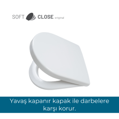 Homebad S3 Premium Softlose Kapak - Duravit Starck 3 0063890095