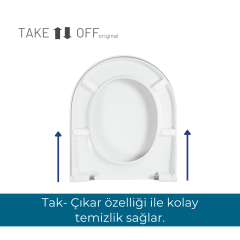 Homebad S3 Premium Softlose Kapak - Duravit Starck 3 0063890095