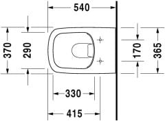 Duravit DuraStyle Kanalsız Asma Klozet Seti -  45383920A1