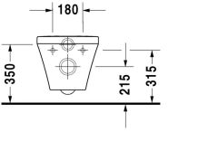 Duravit DuraStyle Kanalsız Asma Klozet Seti -  45383920A1