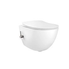 Creavit Free Rim Off Sıcak & Soğuk Su Entegre Asma Klozet Seti  FE322-34CB00E-0002