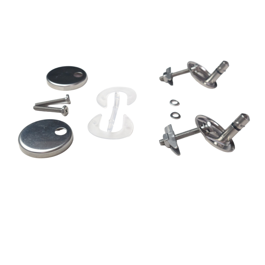 Homebad S3 Çelik Menteşe Seti / Duravit 0061381000 Menteşe Seti uyumlu