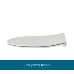Homebad Santo Premium Softlose - Vitra Sento Slim 120-003-009 uyumlu Kapak