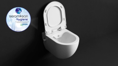 Seramiksan Hill Rim Out Kanalsız Entegre Musluklu Beyaz Asma Klozet Seti