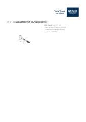 Grohe Ankastre Stop Valf İçin İç Gövde 1 2'' - 29811000