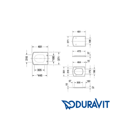 Duravit Caro Softclose Kapak 0065690095