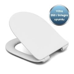 Homebad X50 Slim Softclose Kapak  / Vitra S50 ve İntegra uyumlu kapak