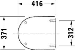 Duravit Starck 3 Vital Klozet Kapak 0062410000 Bedensel Engelli Klozet Kapak