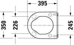 Duravit Starck 3 Vital Klozet Kapak 0062410000 Bedensel Engelli Klozet Kapak