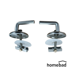 Homebad Colombia Amortisörsüz Menteşe Seti / Duravit Colomba uyumlu Menteşe Seti