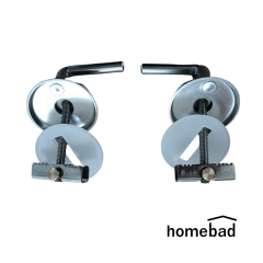 Homebad Colombia Amortisörsüz Menteşe Seti / Duravit Colomba uyumlu Menteşe Seti