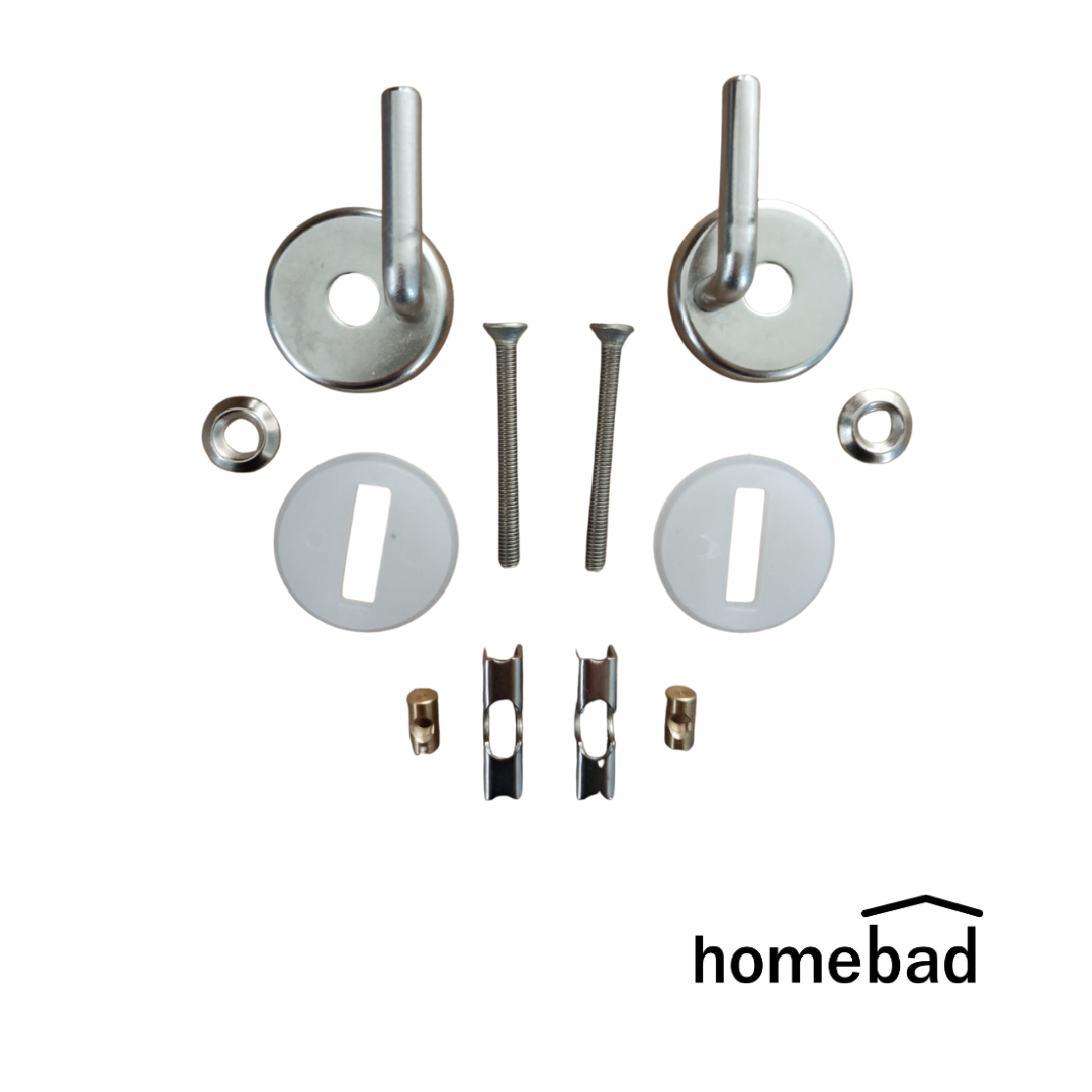 Homebad Colombia Amortisörsüz Menteşe Seti / Duravit Colomba uyumlu Menteşe Seti